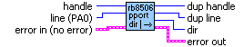 RB8506 PPORT Get Line Dir